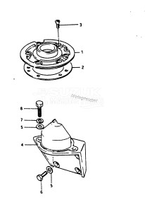 DT50 From 05001k-601361 till 601714 ()  1986 drawing UPPER OIL SEAL HOUSING