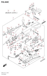 05004F-710001 (2017) 50hp E01-Gen. Export 1 (DF50AVT  DF50AVTH) DF50A drawing TILLER HANDLE (DF50ATH:E01)