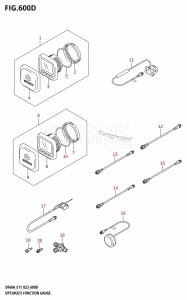 DF40A From 04003F-040001 (E01 E11)  2020 drawing OPT:MULTI FUNCTION GAUGE ((DF40AQH,DF40ATH,DF50ATH,DF60AQH,DF60ATH,DF50AVT,DF60AVTH):(022,023))