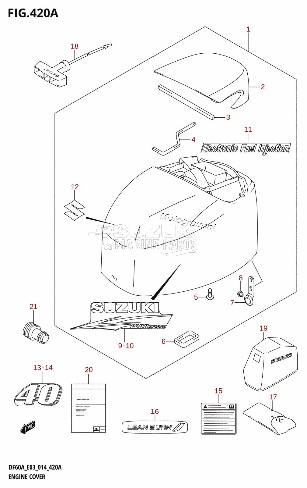 ENGINE COVER (DF40A)