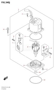 DF200 From 20002F-610001 (E01 E40)  2016 drawing PTT MOTOR (DF250T:E01)