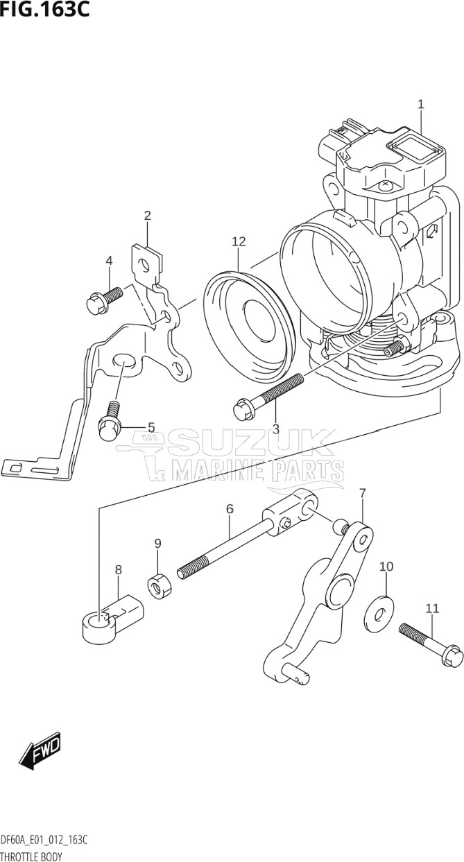 THROTTLE BODY (DF40AST:E34)