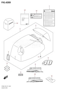 DT40 From 04005K-710001 ()  2017 drawing ENGINE COVER (DT40WR:P90)