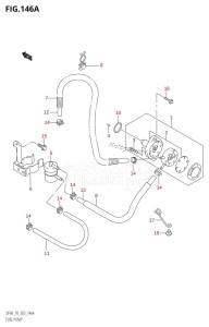 DF70 From 07001F-861001 (E03)  1998 drawing FUEL PUMP (W,X,Y,K1,K2,K3,K4,K5,K6)