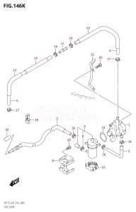 DF175T From 17502F-610001 (E01 E40)  2016 drawing FUEL PUMP (DF175T:E40)