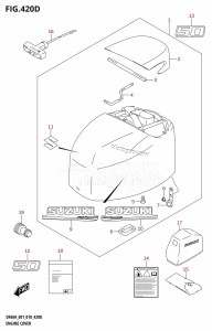 DF40A From 04003F-810001 (E01)  2018 drawing ENGINE COVER (DF50A:E01)