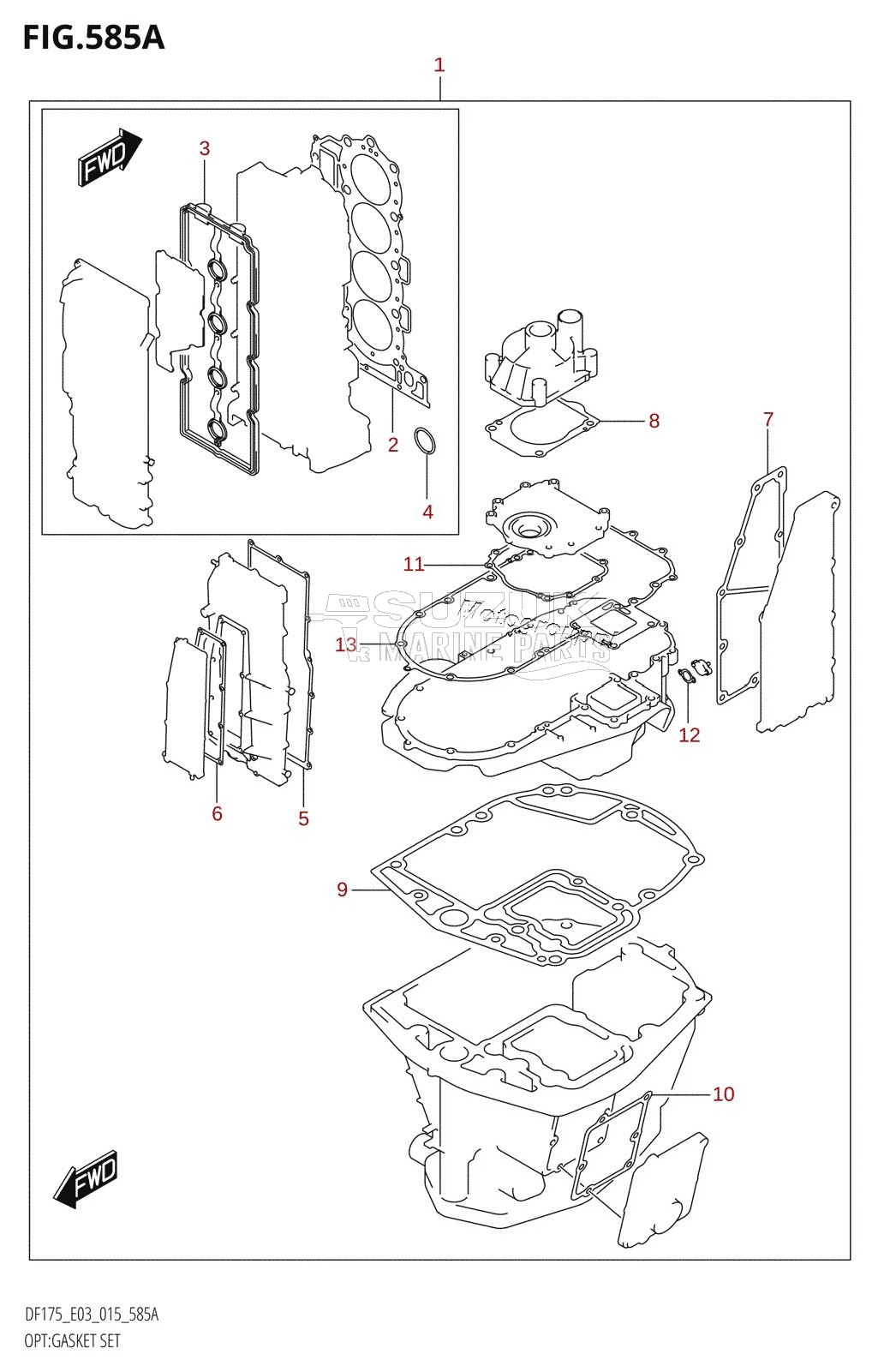 OPT:GASKET SET