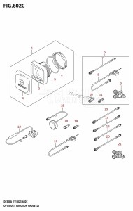 DF250A From 25003P-340001 (E11 E40)  2023 drawing OPT:MULTI FUNCTION GAUGE (2) ((022,023):DF250ATSS)