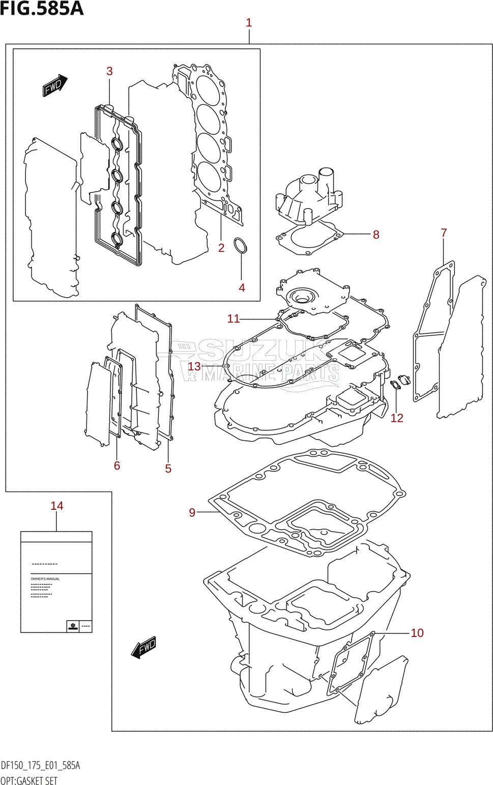 OPT:GASKET SET