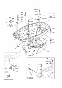 E55CMHL drawing BOTTOM-COWLING