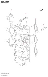 DF225T From 22503F-410001 (E03)  2014 drawing INTAKE MANIFOLD