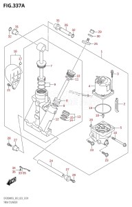 DF150AST From 15004F-140001 (E03)  2021 drawing TRIM CYLINDER