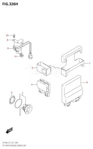 DF115A From 11503F-710001 (E11 E40)  2017 drawing PTT SWITCH /​ ENGINE CONTROL UNIT (DF140AZ:E11)