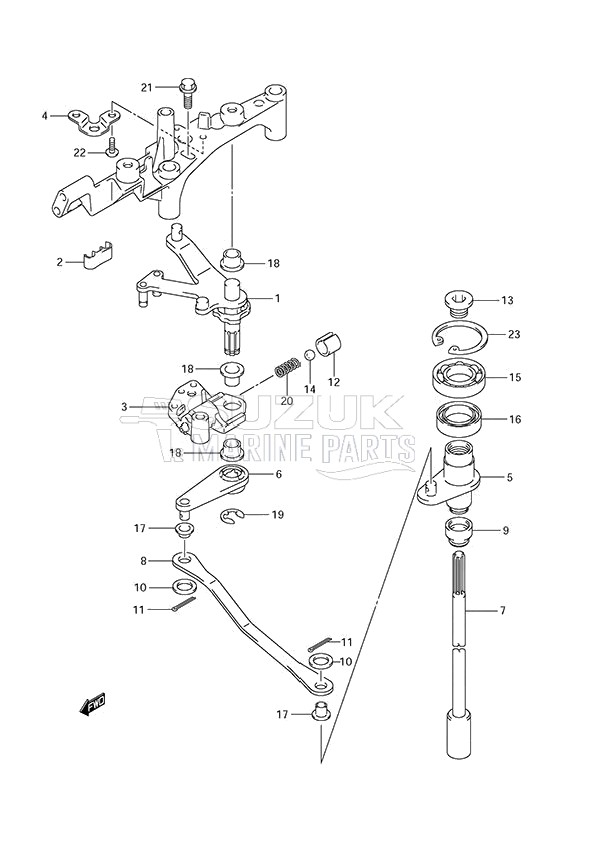 Clutch Shaft (DF 250S)