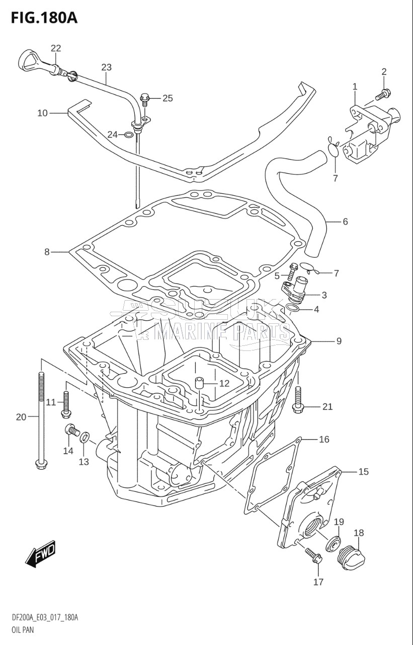 OIL PAN (DF200AT:E03)