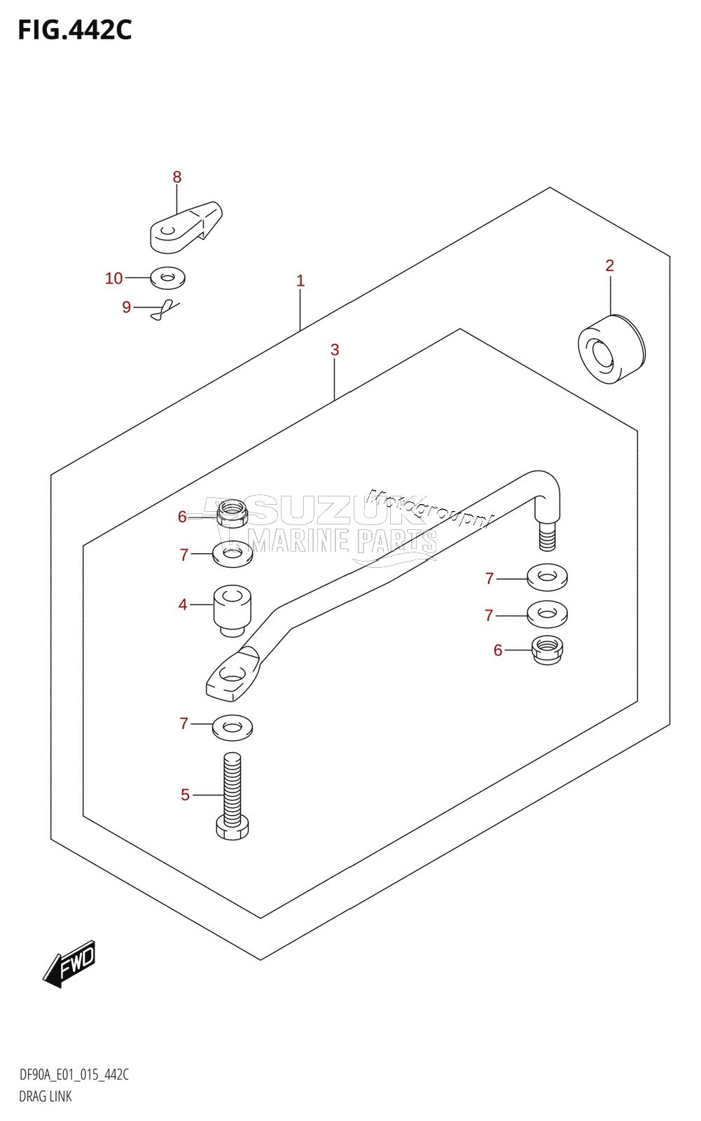 DRAG LINK (DF70ATH:E01)