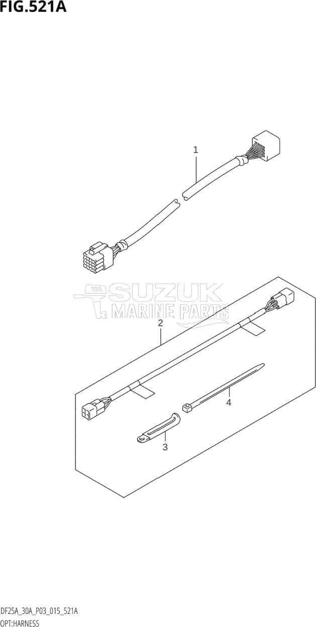 OPT:HARNESS (DF25AR:P03)