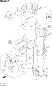 00402F-110001 (2011) 4hp P03-U.S.A (DF4) DF4 drawing SWIVEL BRACKET