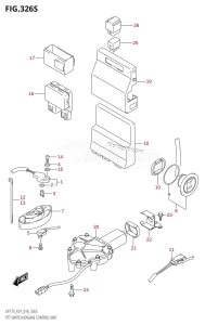 DF175T From 17502F-610001 (E01 E40)  2016 drawing PTT SWITCH /​ ENGINE CONTROL UNIT (DF175ZG:E40)