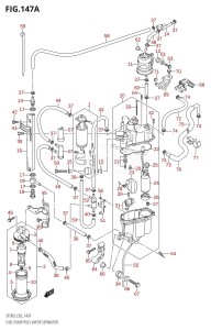 DF300Z From 30002Z-110001 (E03)  2011 drawing FUEL PUMP /​ FUEL VAPOR SEPARATOR (K7,K8,K9,K10)