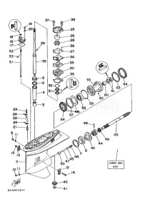 FT50B drawing LOWER-CASING-x-DRIVE-3