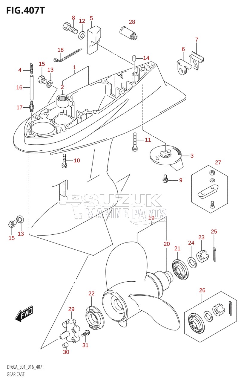 GEAR CASE (DF60AVTH:E01)