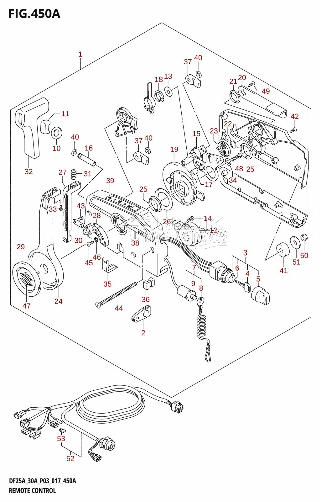 REMOTE CONTROL (DF25AR:P03)