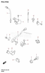 DF100B From 10004F-810001 (E01 E40)  2018 drawing SENSOR