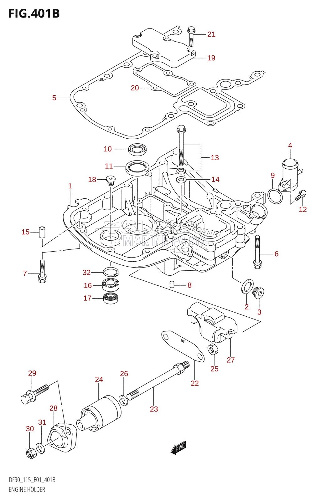 ENGINE HOLDER (K6,K7,K8,K9,K10,011)