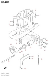 DF150Z From 15001Z-680001 (E01 E40)  2006 drawing DRIVE SHAFT HOUSING