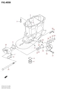 DF250 From 25003F-310001 (E01 E40)  2013 drawing DRIVE SHAFT HOUSING (DF200T:E40:X-TRANSOM)