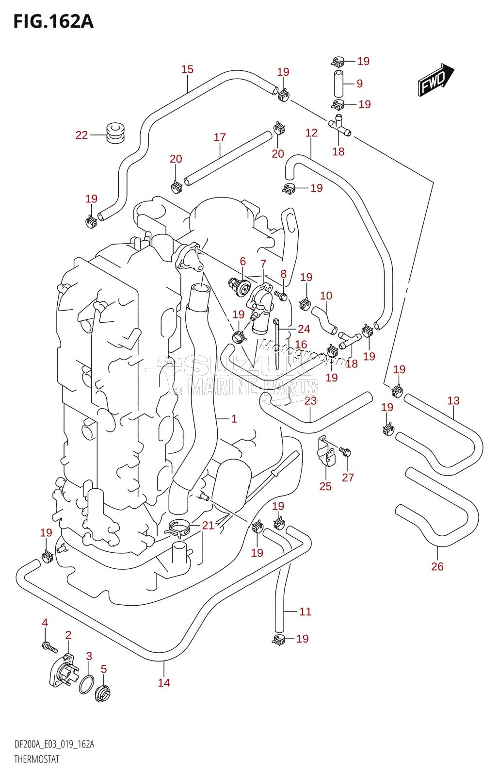 THERMOSTAT (DF200AT,DF200AZ,DF175AT,DF175AZ,DF150AZ)