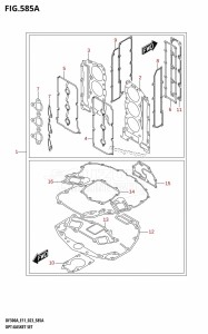 DF300A From 30002P-240001 (E11)  2022 drawing OPT:GASKET SET (E01,E03,E11)