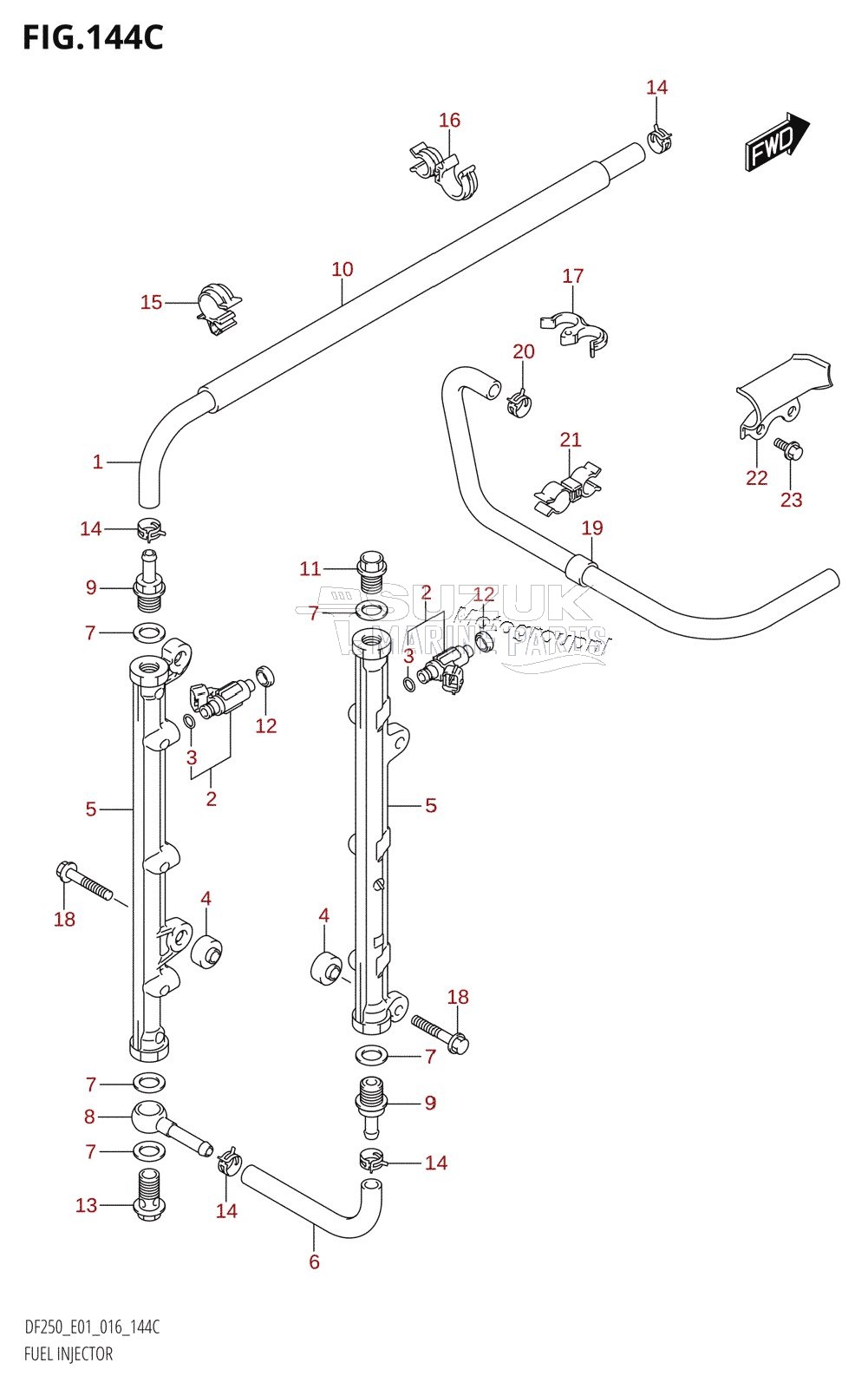 FUEL INJECTOR (DF200Z:E01)