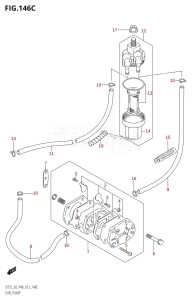 DT30 From 03005-310001 ()  2013 drawing FUEL PUMP (DT30R:P40)