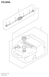 01504F-040001 (2020) 15hp E01-Gen. Export 1 (DF15AR   DF15AT_2) DF15A drawing OPT:FUEL TANK (SEE NOTE)