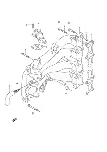 DF 115A drawing Intake Manifold