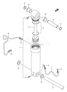 DT200 From 20001-461001 ()  1994 drawing TILT CYLINDER