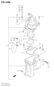 DF70 From 07001F-861001 (E03)  1998 drawing FUEL VAPOR SEPARATOR (X,Y)