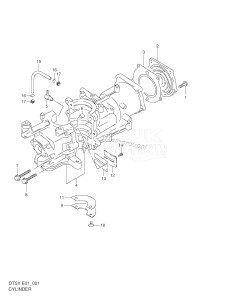 DT5 From 05004-251001 ()  2000 drawing CYLINDER