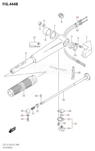 DT30 From 03005-510001 ()  2015 drawing TILLER HANDLE (DT30:P40)