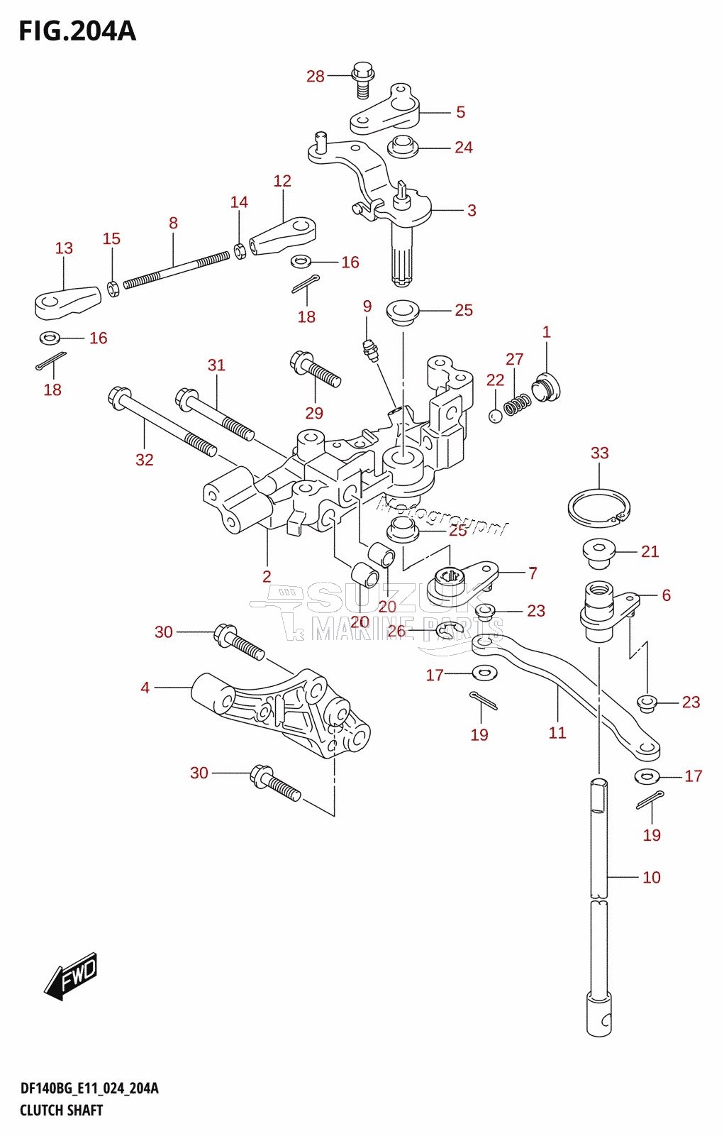 CLUTCH SHAFT