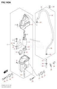 DF175AP From 17503P-910001 (E01 E40)  2019 drawing FUEL VAPOR SEPARATOR (E01)