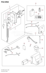 DF150AP From 15003P-710001 (E03)  2017 drawing OPT:KEY LESS START (DF150AP:E03)