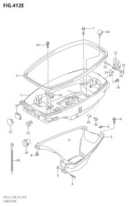 DT15 From 01504-210001 (P37-)  2012 drawing LOWER COVER (DT15:P37)