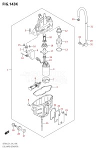 07003F-410001 (2014) 70hp E01 E40-Gen. Export 1 - Costa Rica (DF70A  DF70ATH) DF70A drawing FUEL VAPOR SEPARATOR (DF90ATH:E40)