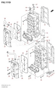 DF200Z From 20002Z-410001 (E03)  2014 drawing CYLINDER HEAD (DF225Z:E03)