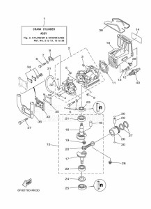 2CMHS drawing CYLINDER--CRANKCASE