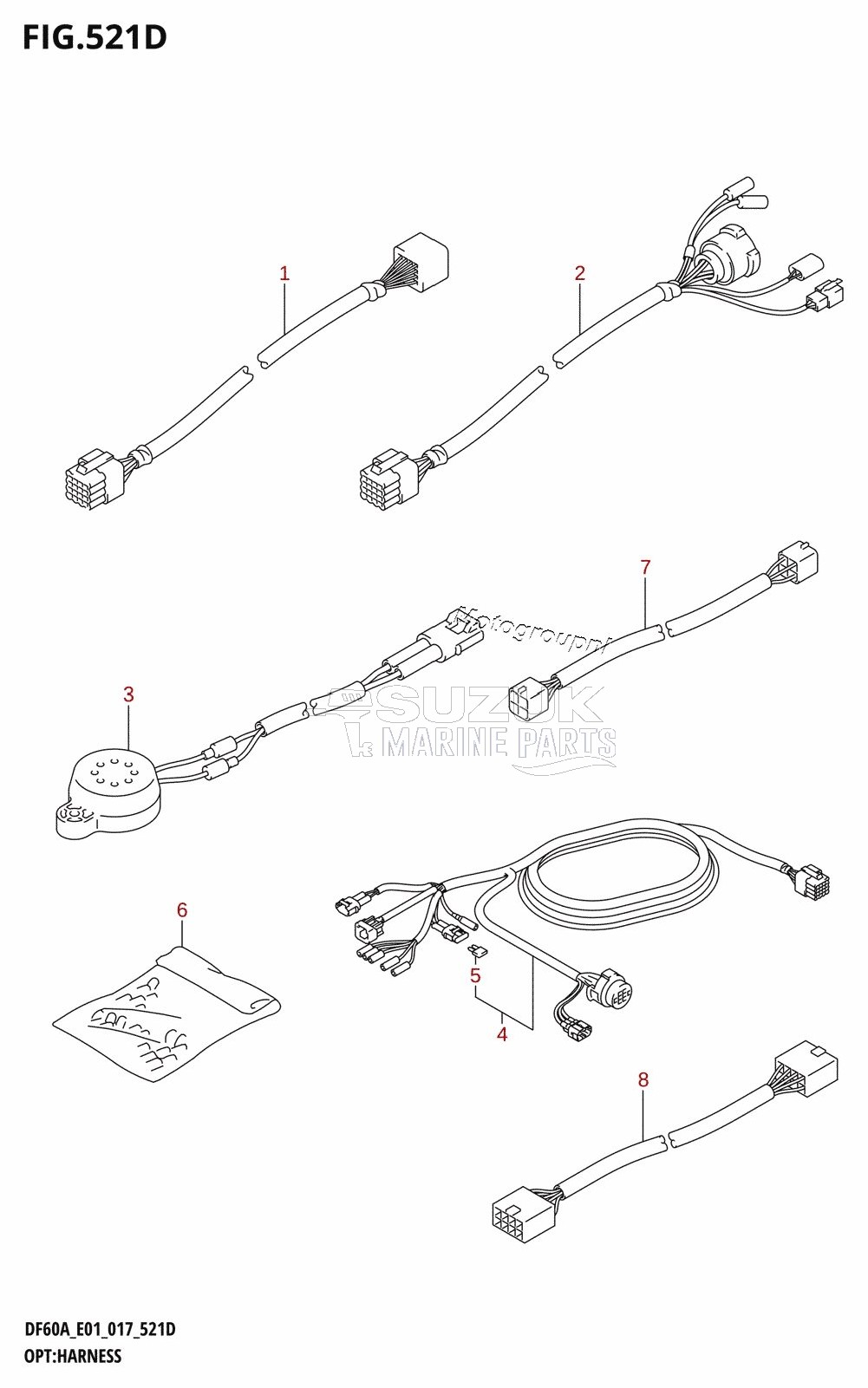 OPT:HARNESS (DF40AST:E34)