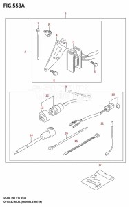 DF15A From 01504F-510001 (P01)  2015 drawing OPT:ELECTRICAL (MANUAL STARTER) (DF9.9B:P01:M-STARTER)